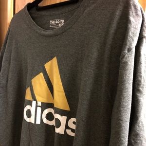 Adidas Go-To Tee (Gold on Grey/XL) S/S T-Shirt